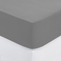 BETTLAKEN mit Gummizug 190/90 cm - Grau, Naturmaterialen (90/190cm) - Atmosphera Createur d´interieur