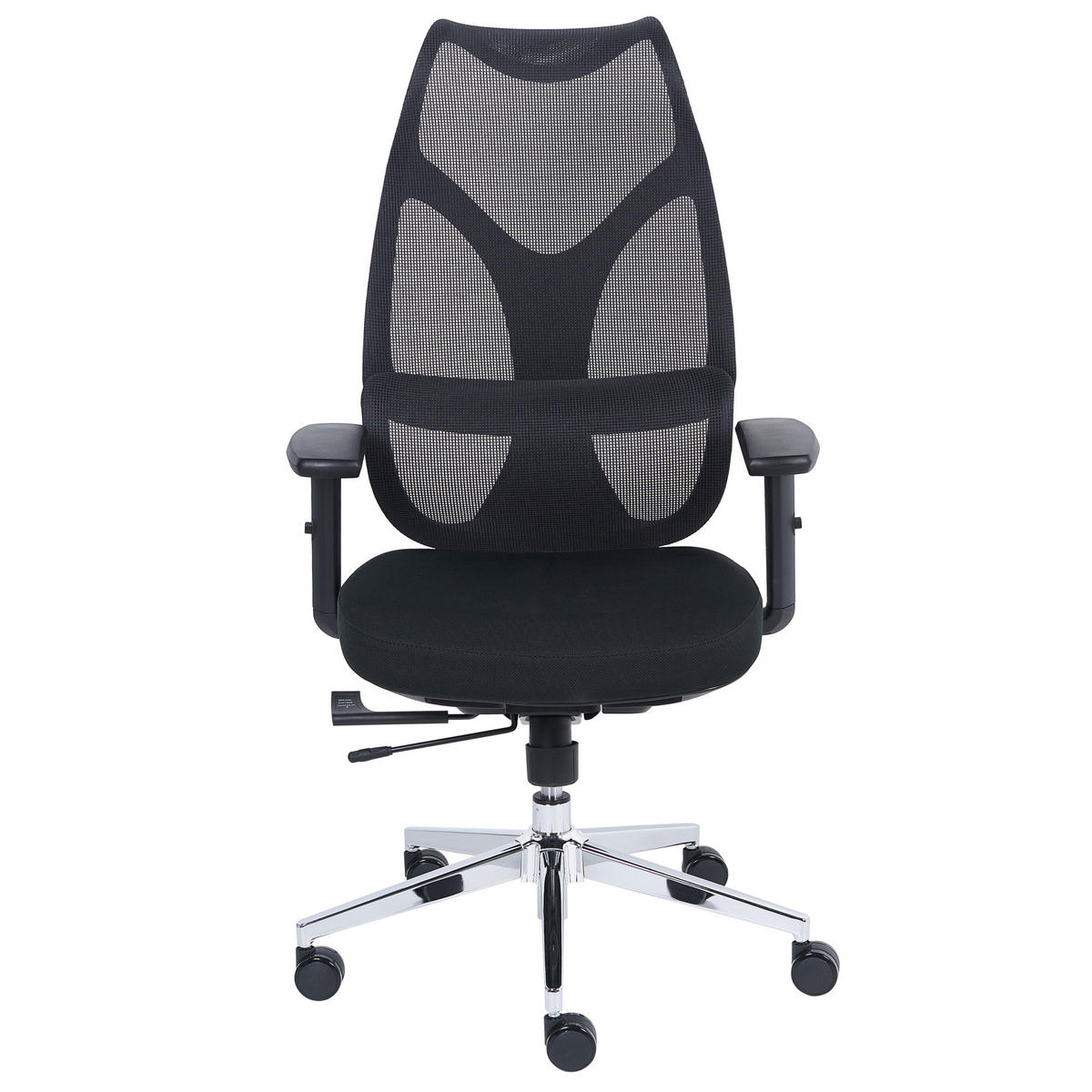KANCELÁŘSKÁ ŽIDLE Látka Černá Velio - černá, textil (40/115/60cm) - Beliani