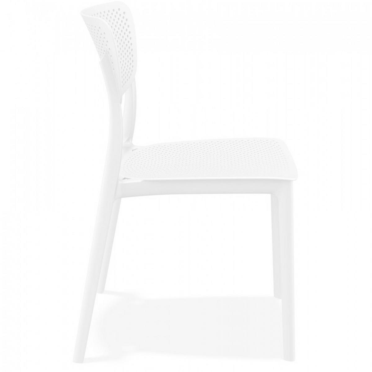 STUHL Weiß 45x82x53cm - Weiß, Kunststoff (45/82/53cm) - AlterEgo