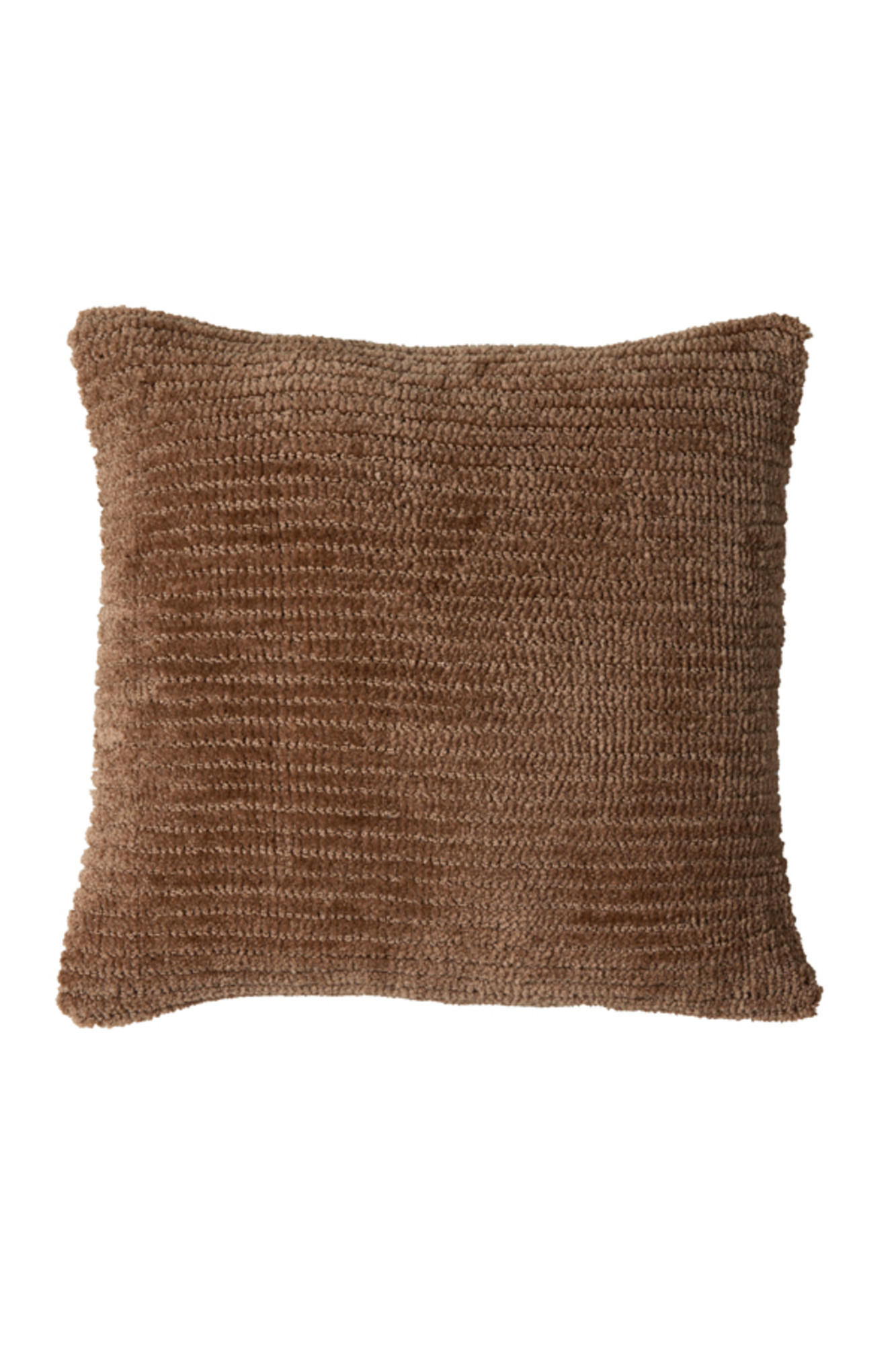 DEKOKISSEN Roby Braun 45/45 cm - Braun, Textil (45/45cm) - Light & Living