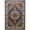 HANDTUFTTEPPICH Royal Heriz 160x230 cm - Blau, Textil (160/230cm) - THEKO