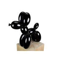 SKULPTUR Schwarz 50/46 cm - Schwarz, Stein (3.8/46/18cm) - KUNSTLOFT