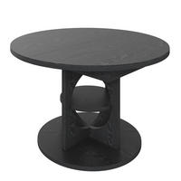 ESSTISCH ausziehbar 110-150/110/76 cm mit Stauraum DE-39628 Schwarz - Schwarz, Holzwerkstoff (110/110/76cm) - ComfortXL
