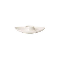EIERBECHER New Cottage Basic weiß 15 x 11 cm - Weiß, Keramik (11.3/2.9/15.3cm) - Villeroy & Boch