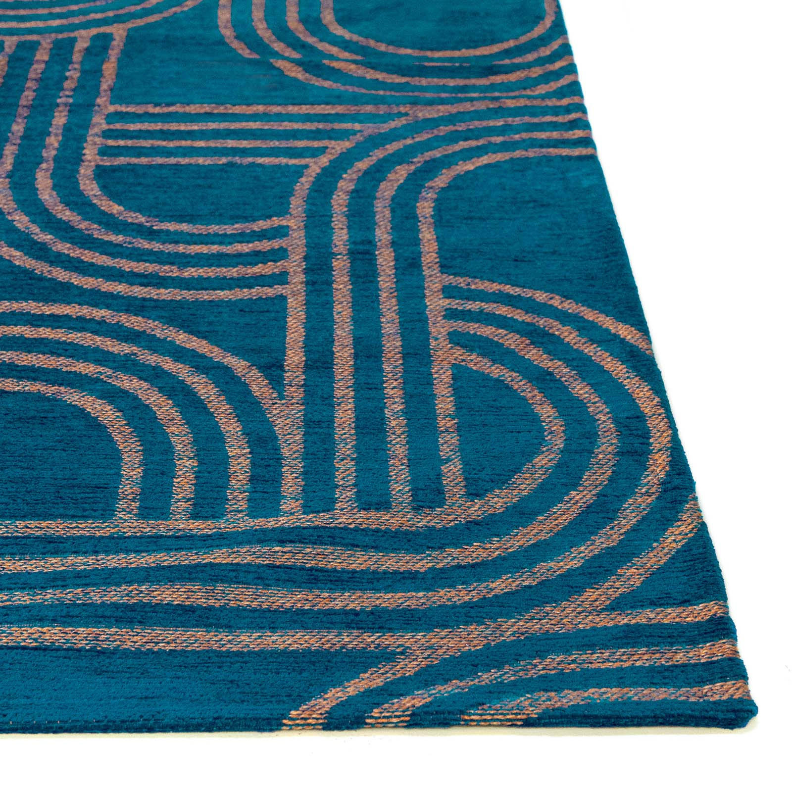 TEPPICH Disco Night Fever 170/240 cm - Blau, Textil (170/240cm) - Lola&Moi