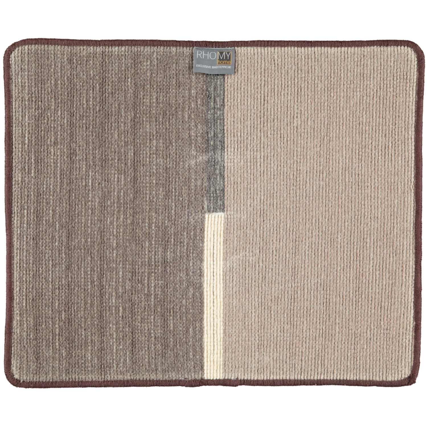 BADTEPPICH MIRA KAFFEE - 411 - Braun, Textil (50/60cm) - Rhomtuft