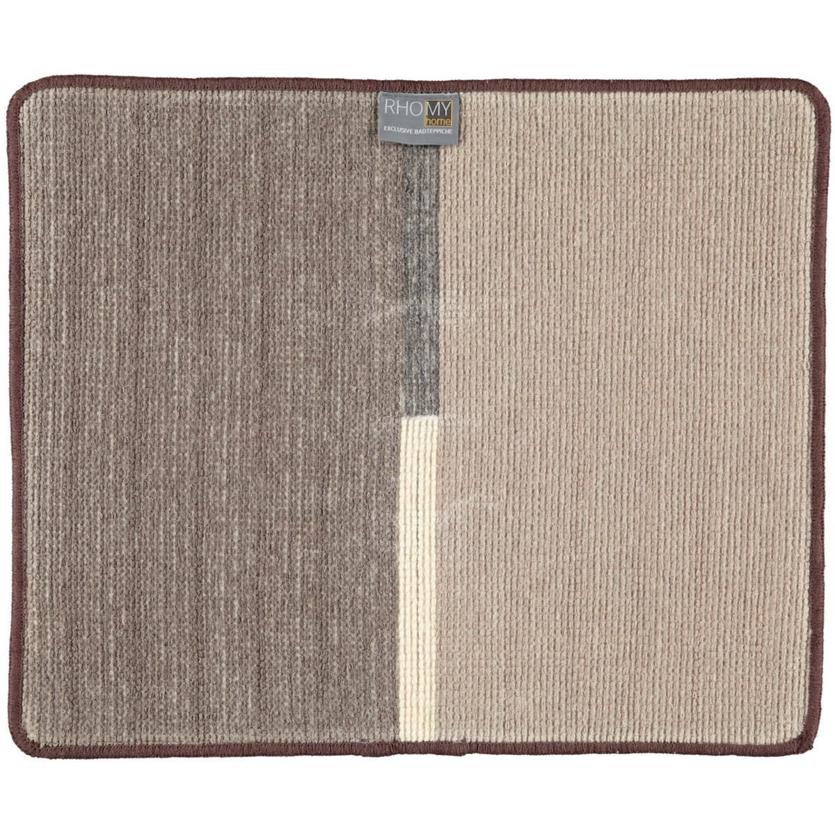 BADTEPPICH MIRA KAFFEE - 411 - Braun, Textil (50/60cm) - Rhomtuft