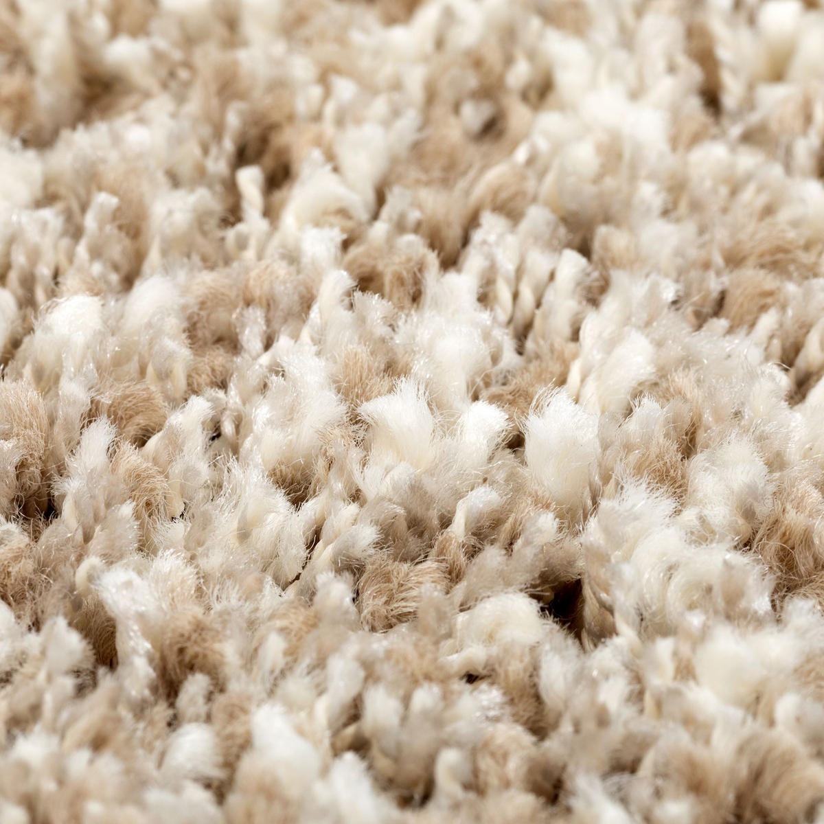 HOCHFLORTEPPICH 120/120 cm Twilight rund - Sandfarben, Textil (120/120cm) - Steffensmeier