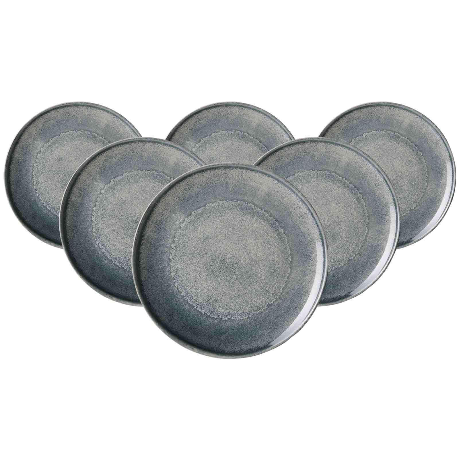 SPEISETELLER Grana blau-grau ø 26 cm 6er Set - Blaugrau, Keramik (26cm) - Ritzenhoff Breker