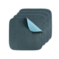 INKONTINENZAUFLAGE, 4er-Set, 45x45 cm, 100% Polyester, Blau - Blaugrau, Textil (45/45cm) - Zollner