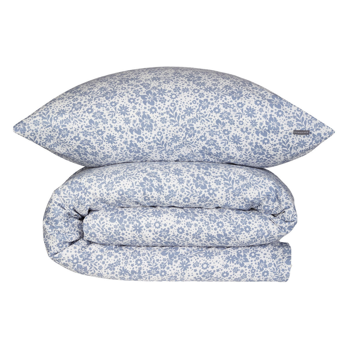 BETTWÄSCHESET Flower - Renforcé - 2-teilig - 135 x 200 cm - Hellblau - Hellblau, Textil (135/200cm) - SCHIESSER