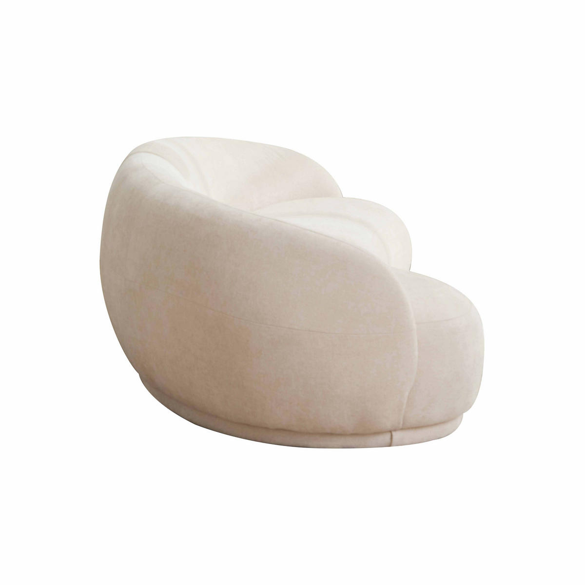SOFA 3-Sitzer, Beige - Beige, Textil (120/73/266cm) - Oviala