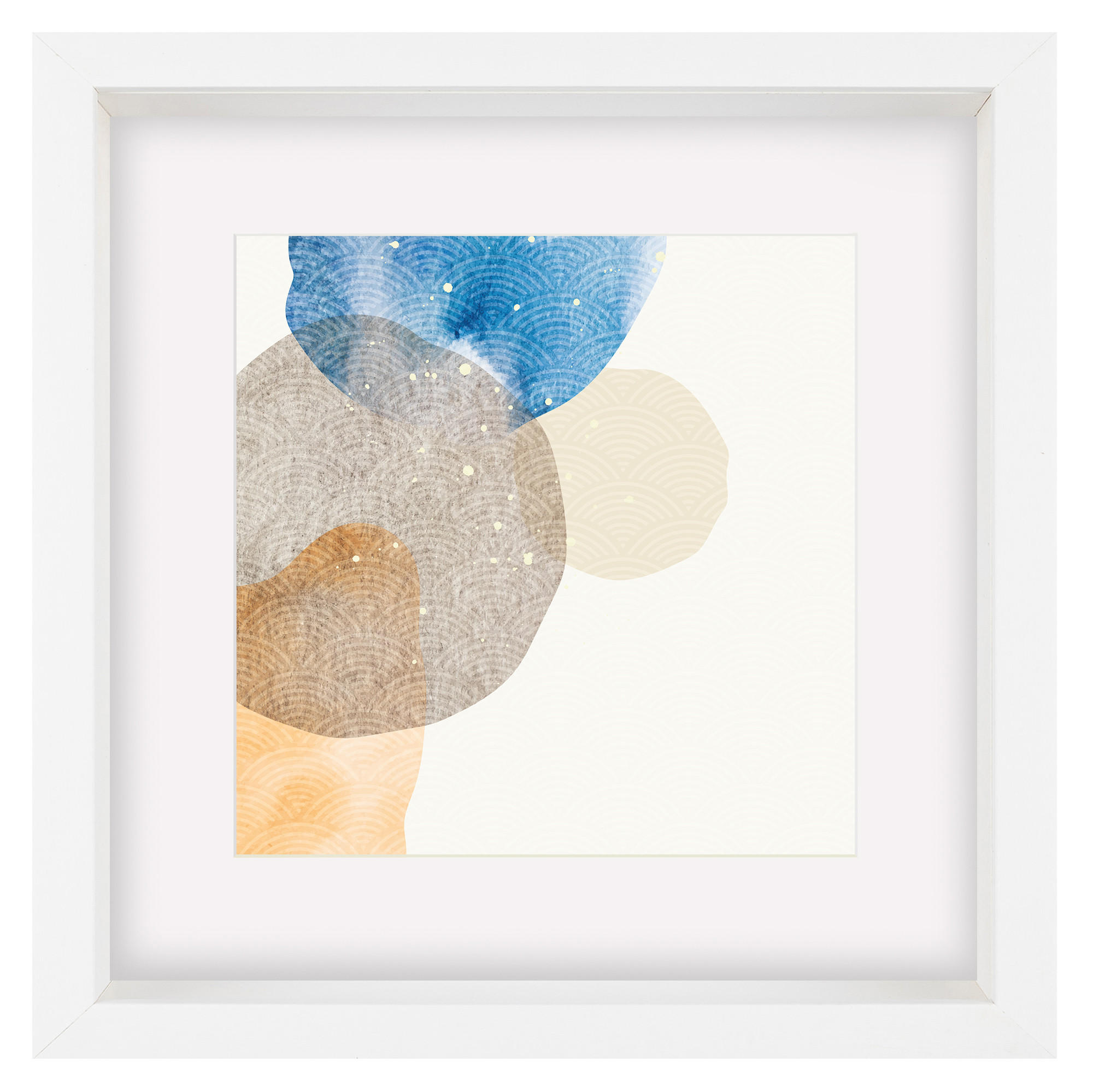 HOLZRAHMEN Shape 40x40 cm, Weiss - Weiß, Holzwerkstoff (6/42/42cm) - EMIX24