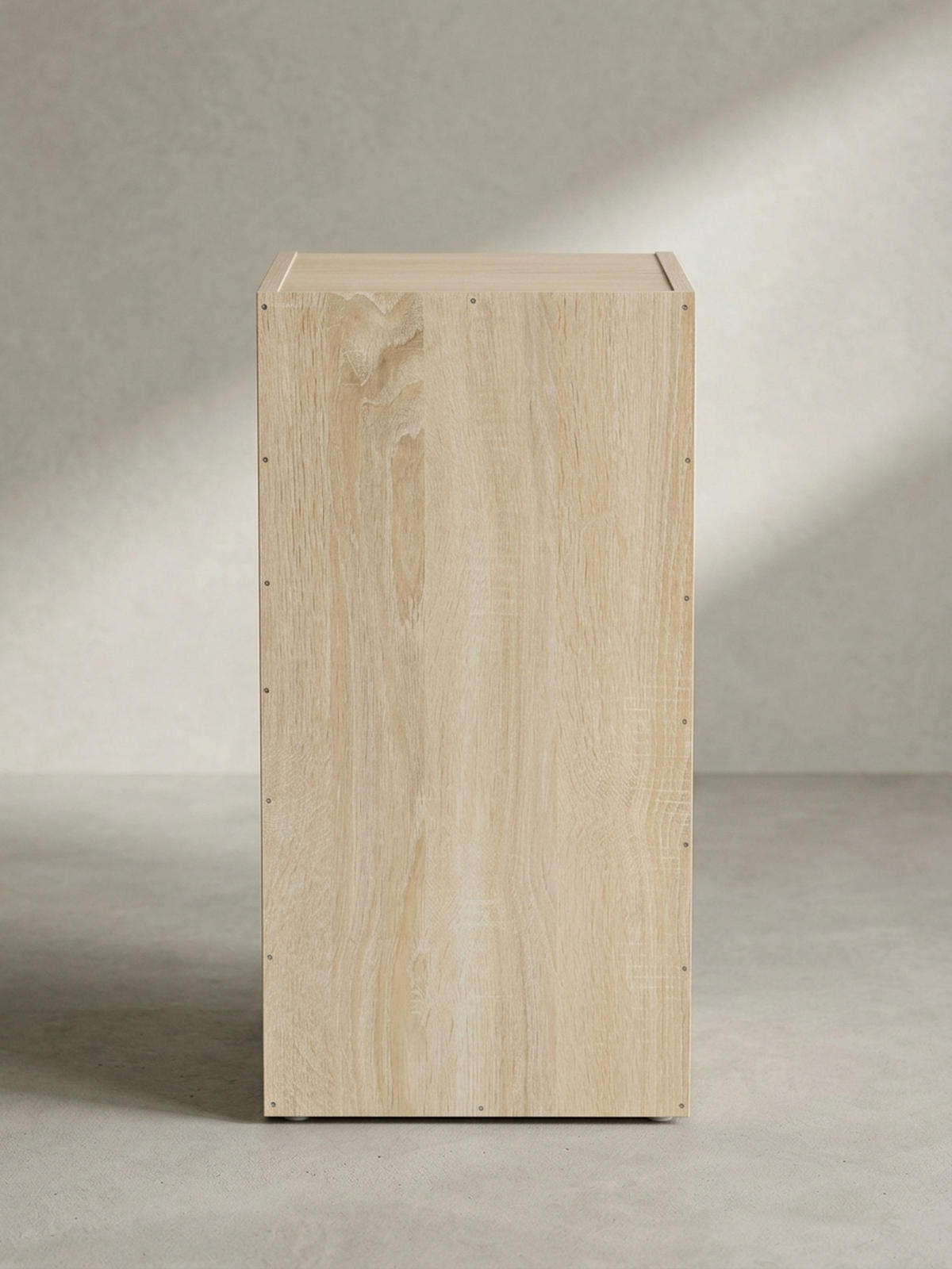 REGAL Melamin 2 Fächer Kompakt CERVINO, Beige 30x30x60 cm - Beige, Holz (30/60/30cm) - KADIMA DESIGN