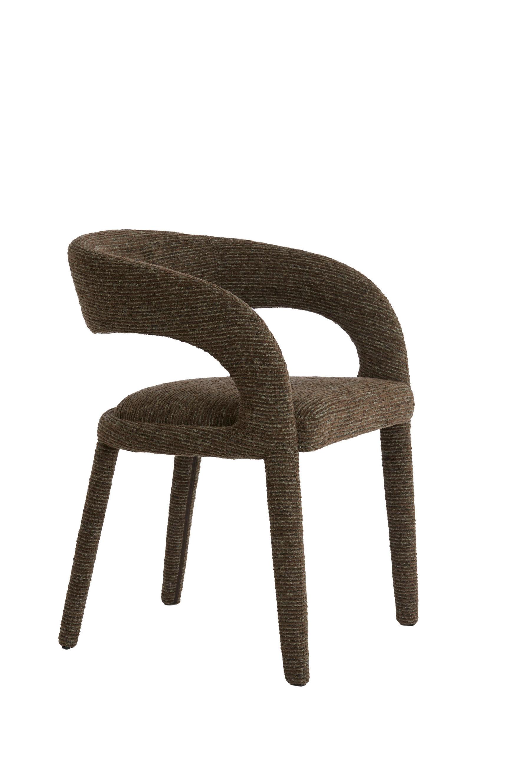 ESSZIMMERSTUHL Kyran Braun 58/57/78 cm - Braun, Textil (57/78/58cm) - Light & Living