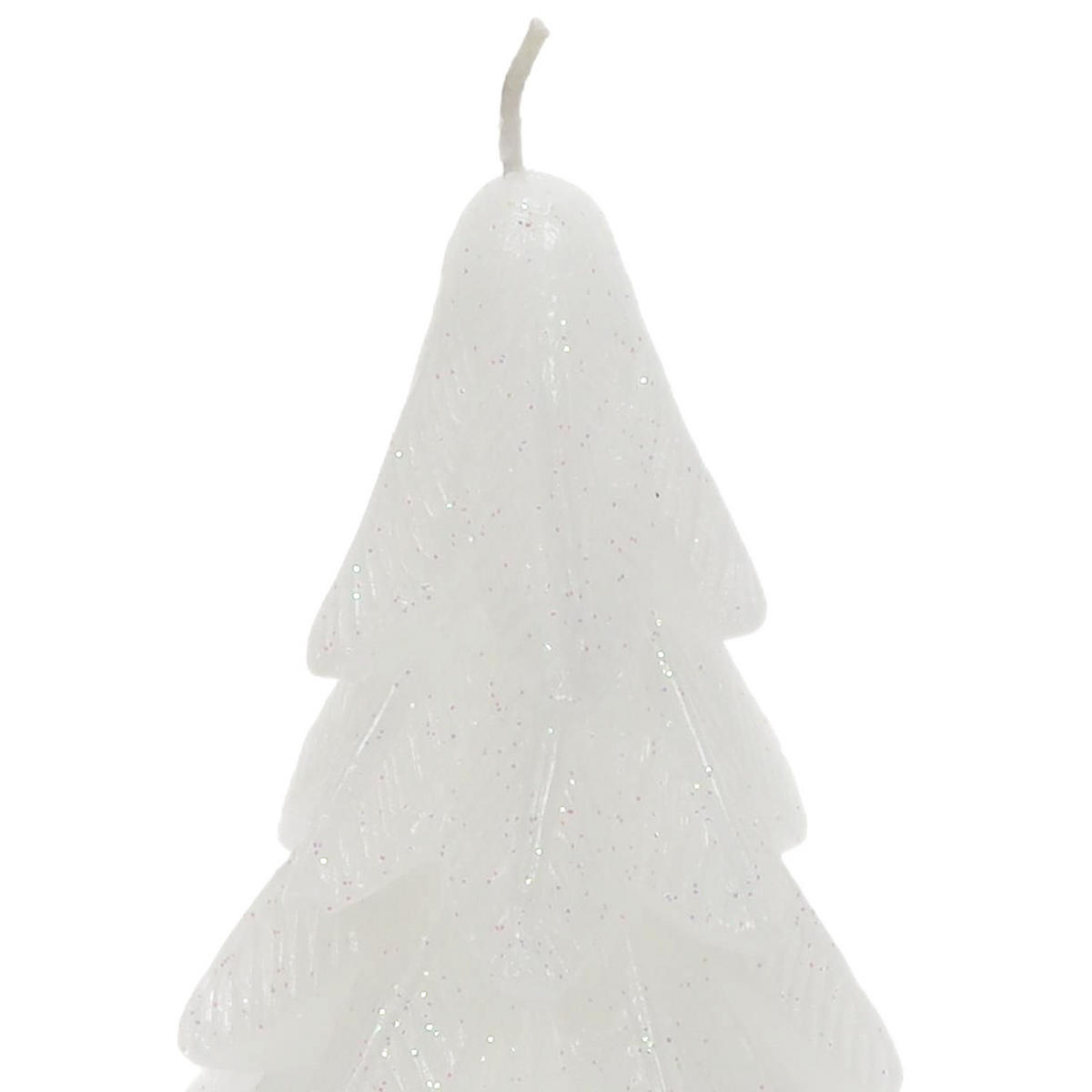KERZE 396 g 11,5/11,5/20,5 cm - Weiß, Paraffin (11.5/20.5/11.5cm) - Atmosphera Createur d´interieur