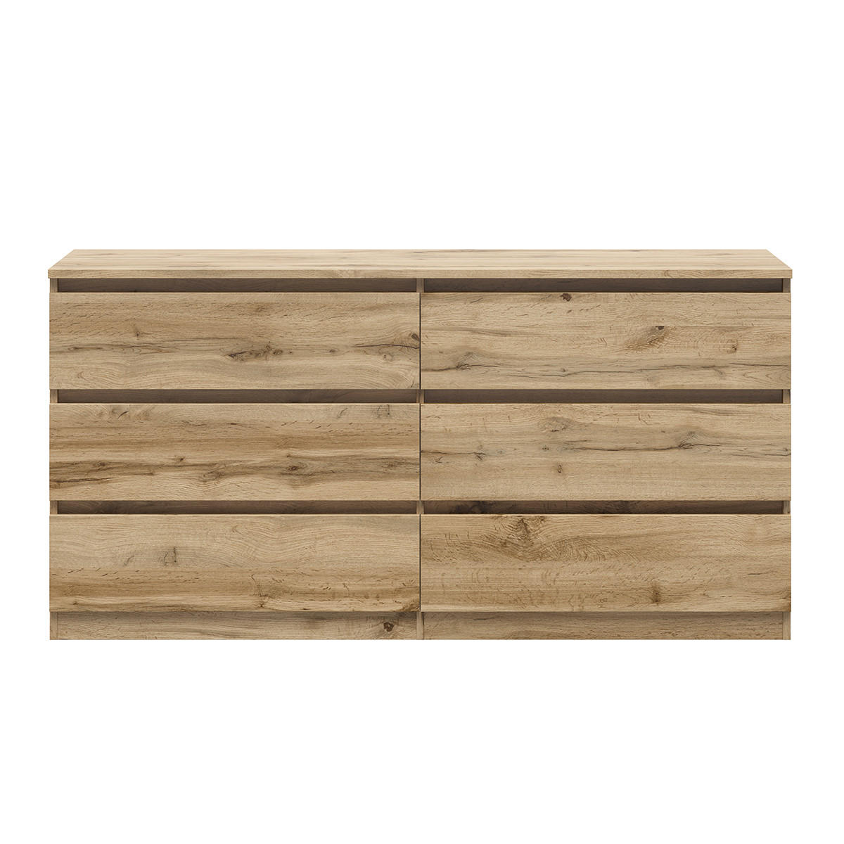 KOMMODE Edwin Holz - Braun, Holzwerkstoff (150/75/45cm) - Petits-meubles