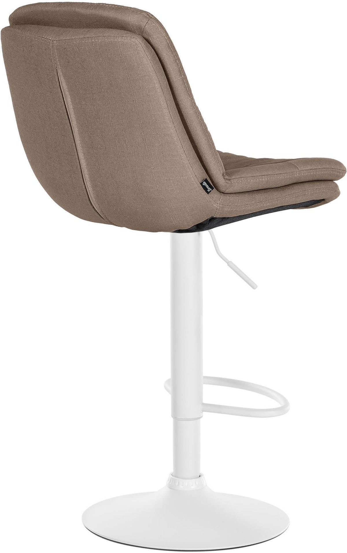 BARHOCKER Stoff taupe - Taupe/Schwarz, Textil (46/92/54cm) - CLP