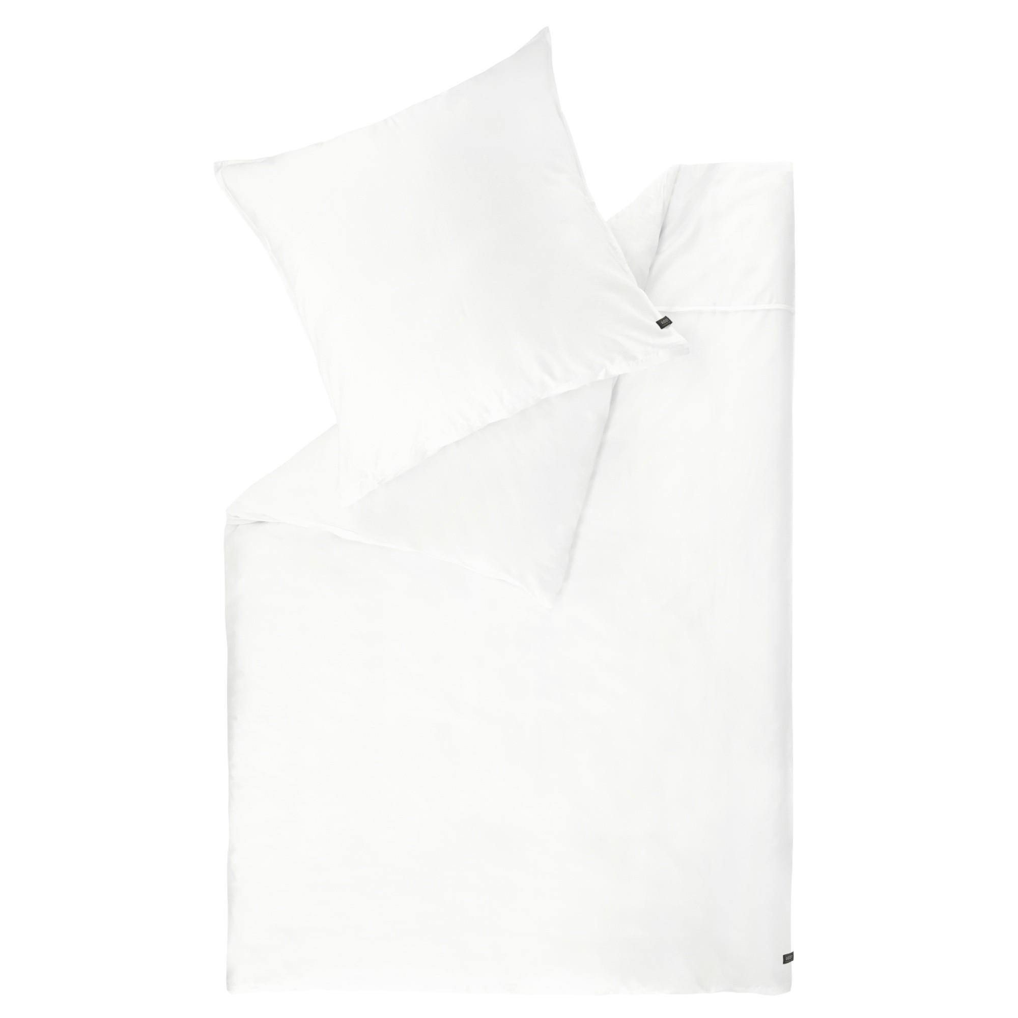 SATIN BETTWÄSCHE PLAIN - Weiß, Textil (140/200cm) - Schöner Wohnen