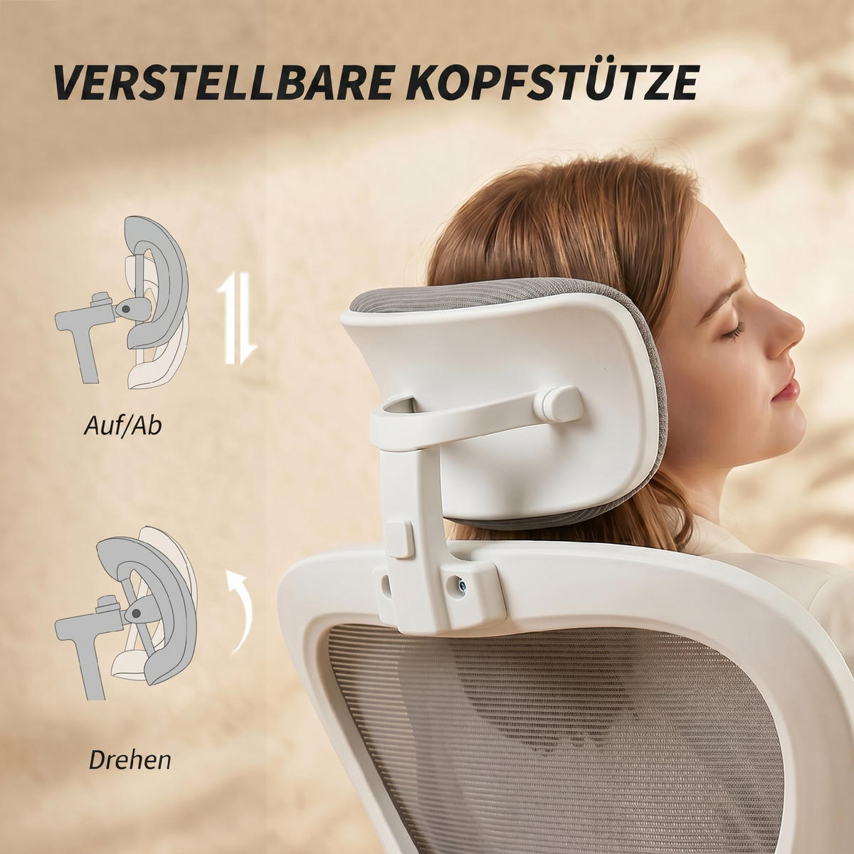BÜROSTUHL Grau Polyester, Kunststoff 64xx63x125 xm - Grau, Kunststoff (63/125/64cm) - DESIGN IN