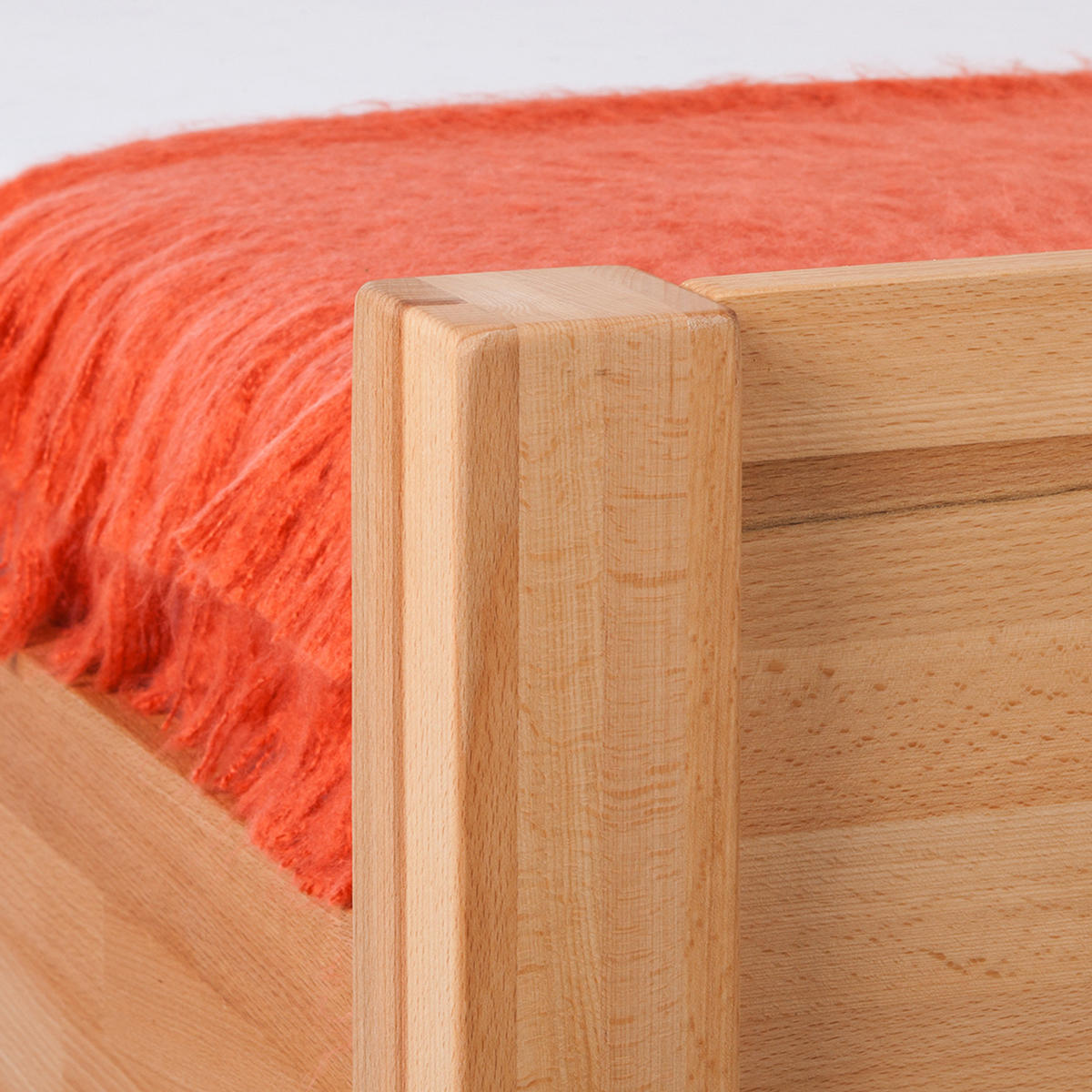 BETT - Massivholz - Kernbuche, Holz (90/200cm) - home24