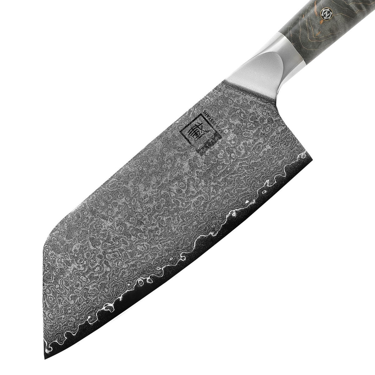 NAKIRIMESSER 17 cm - Ahornfarben, Holz/Metall (30cm) - Zayiko