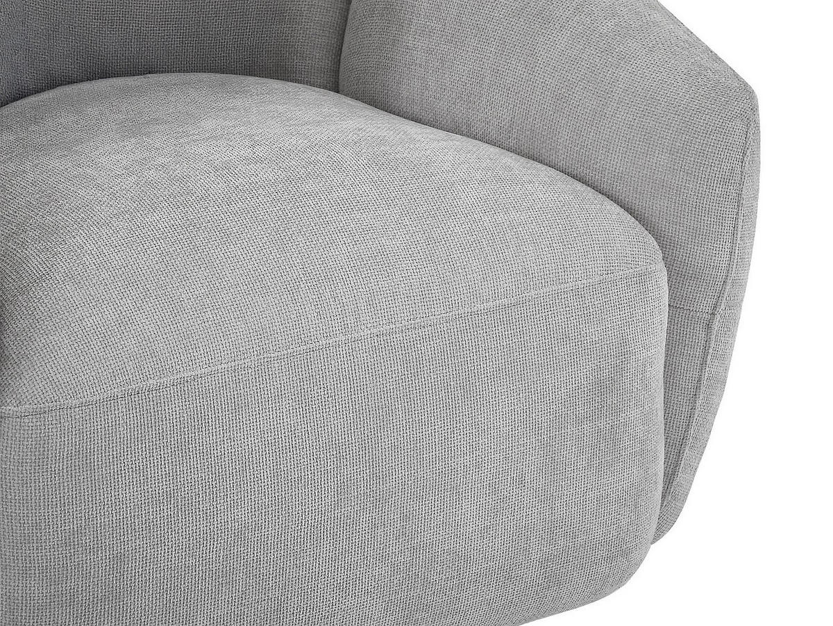 SESSEL mit gerader Rückenlehne - 1 Person - Stoff - Hellgrau - - Hellgrau, Textil (93/73/89cm) - Vente-Unique