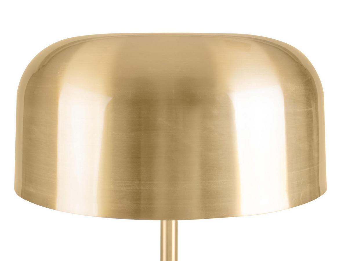 STEHLEUCHTE Capa Geborsteld 42/42/150 cm - Goldfarben, Metall (42/42/150cm) - Leitmotiv