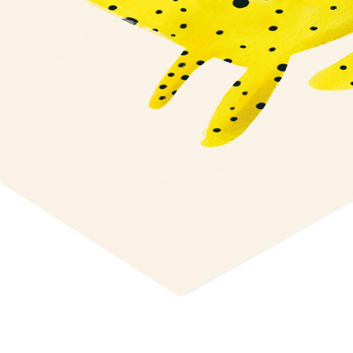 POSTER Wild Apple - Cat - Gelb, Papier (30/40/0.1cm) - Poster&Frame