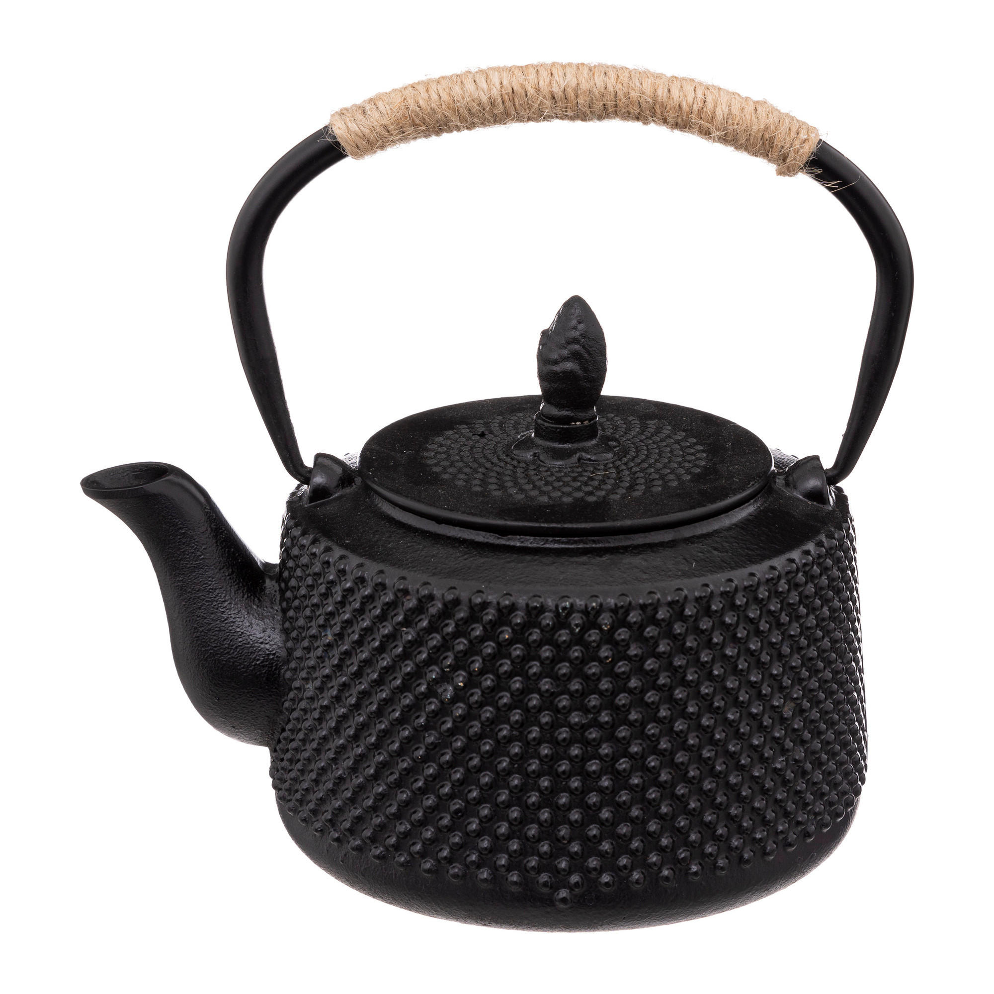 TEEKANNE Keramik Flora Schwarz 1 l 17,5/14,2/18,5 cm - Schwarz, Metall (14.2/17.5cm) - Secret de Gourmet