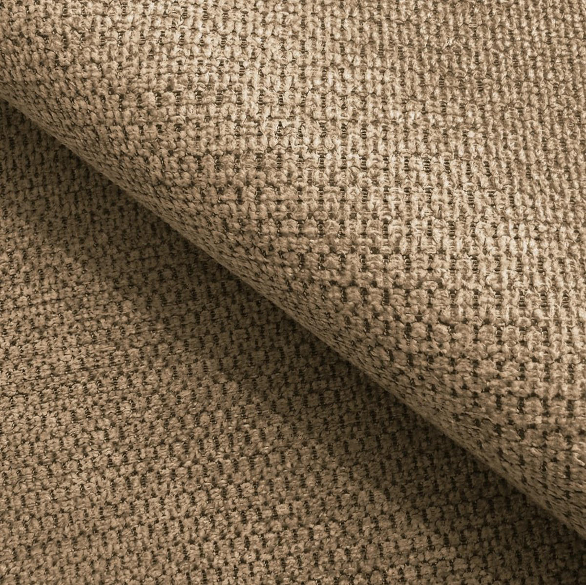 SOFA OLIO Mit Schlaffunktion Und Bettkasten, Bonell-Taschenfederung, Aragon-Stoff, lose Rückenkissen, freistehend, 238x101x86 cm Cappuccino - Cappuccino, Holz/Textil (238/86/101cm) - DomoHome