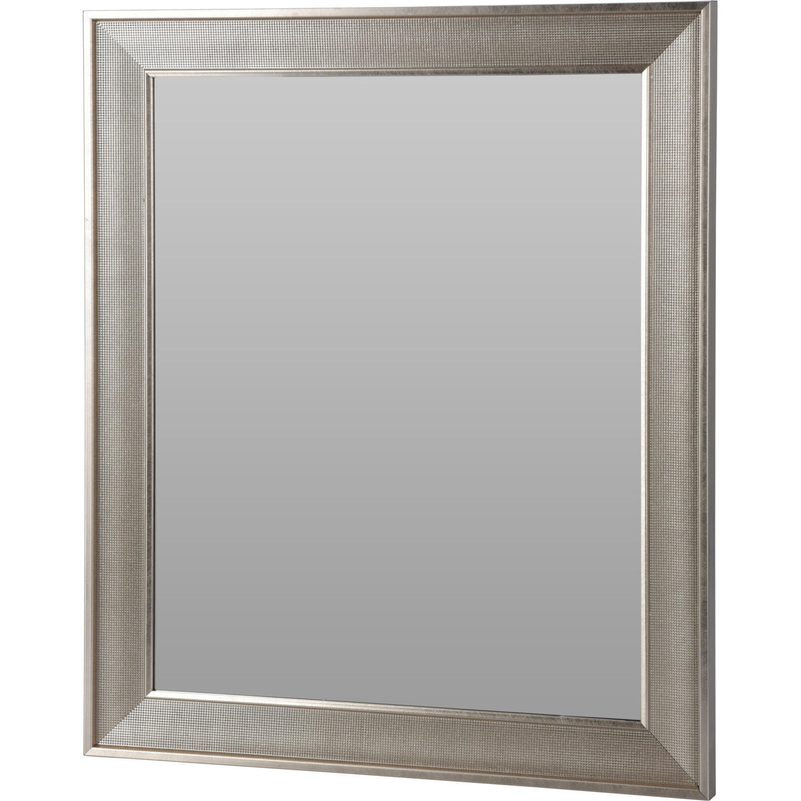 WANDSPIEGEL Metallrahmen 49,5/2,2/59,5 cm - Silberfarben, Kunststoff (49.5/59.5/2.2cm) - Home Styling Collection