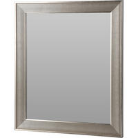 WANDSPIEGEL Metallrahmen 49,5/2,2/59,5 cm - Silberfarben, Kunststoff (49.5/59.5/2.2cm) - Home Styling Collection