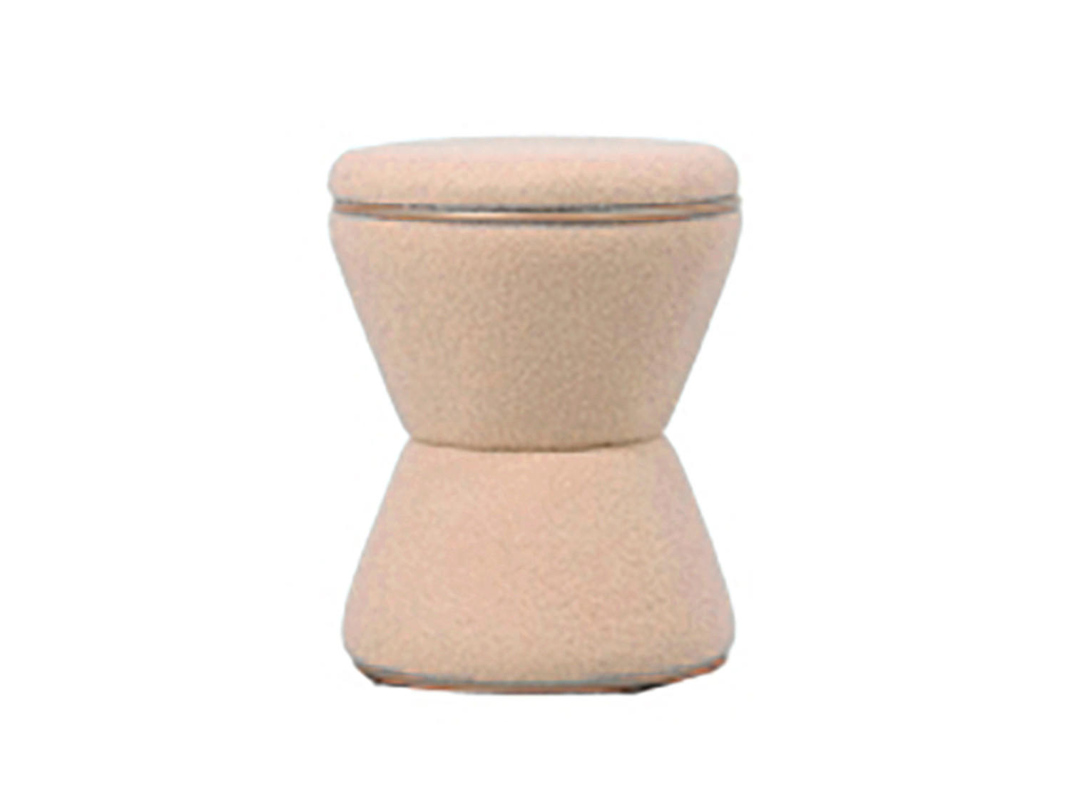 HOCKER Gustar 38.5/38.5/43 cm - Braun, Textil (38.5/43/38.5cm) - Leitmotiv