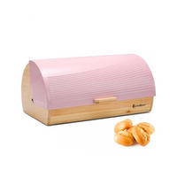 BROTKASTEN Rosa 38/25/19 cm 66077 - Pink, Metall (25/19/38cm) - Elitehoff