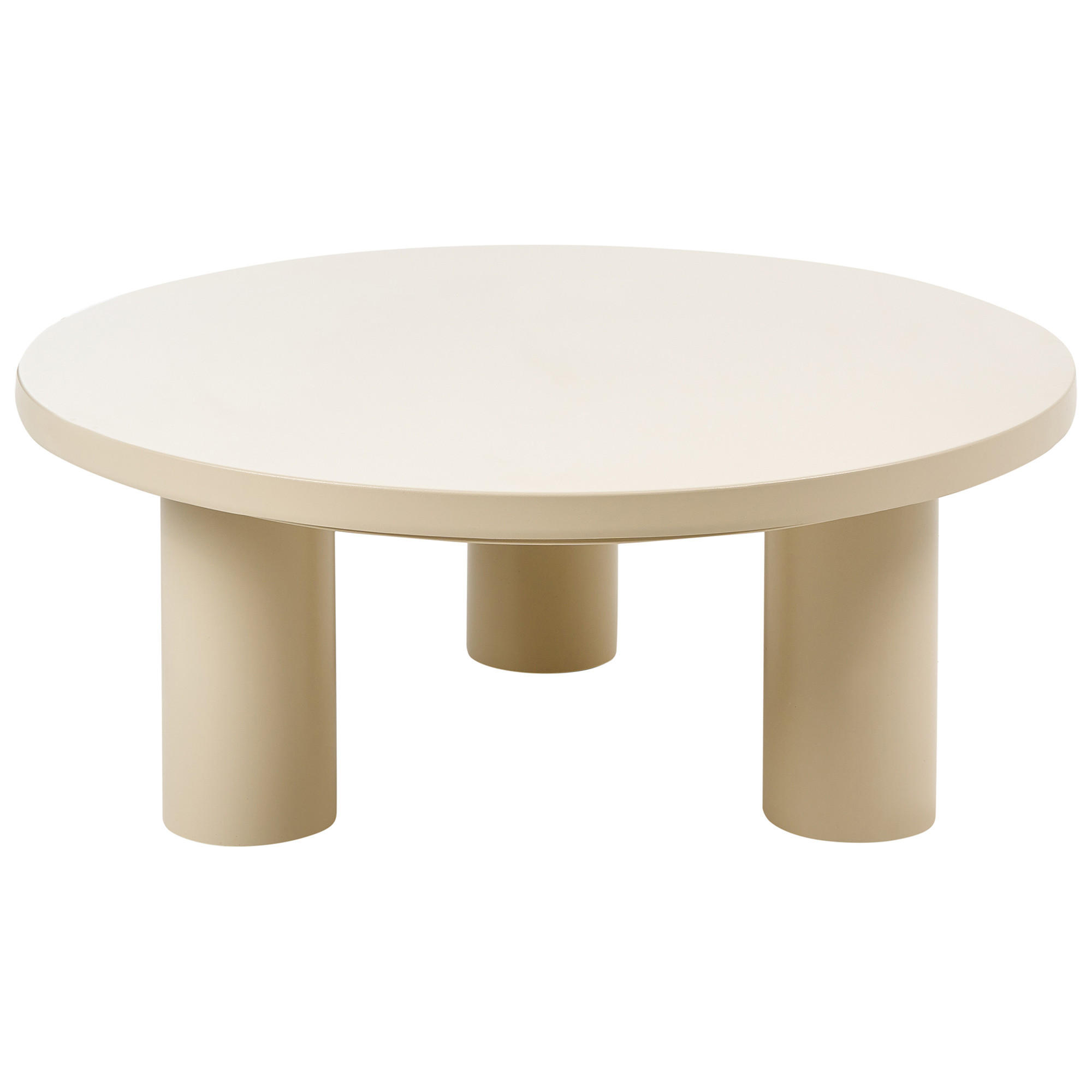 MASUTA DE CAFEA DE EXTERIOR 80 cm 80 cm metal bej Vipiteno