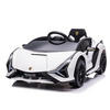 KINDER ELEKTROAUTO, Kunststoff+ Metall, Weiß - Weiß, Metall (108/62/40cm) - HOMCOM