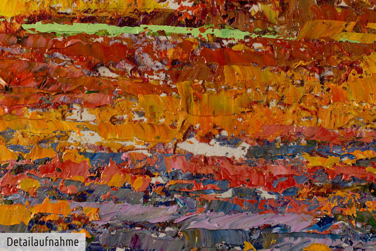 ÖLGEMÄLDE 75/100 cm - Multicolor, Holz/Textil (2.5/100cm) - KUNSTLOFT