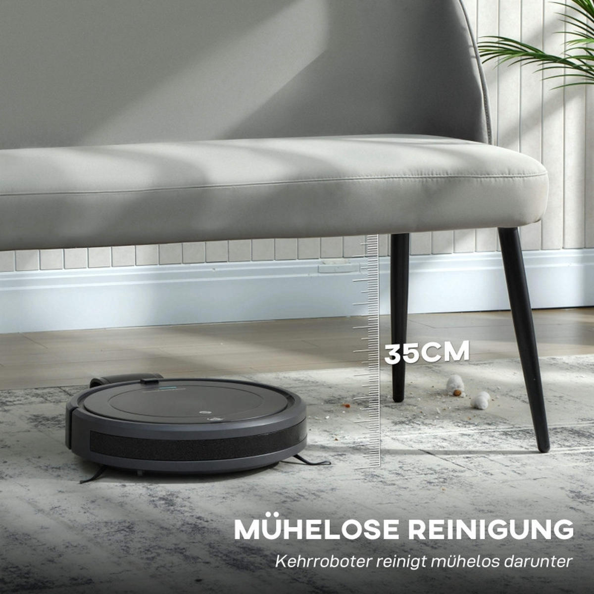 2-SITZER-SOFA mit Metall- & Holzrahmen 127/63/84,5 cm Grau - Grau, Metall (63/84.5/127cm) - Redom