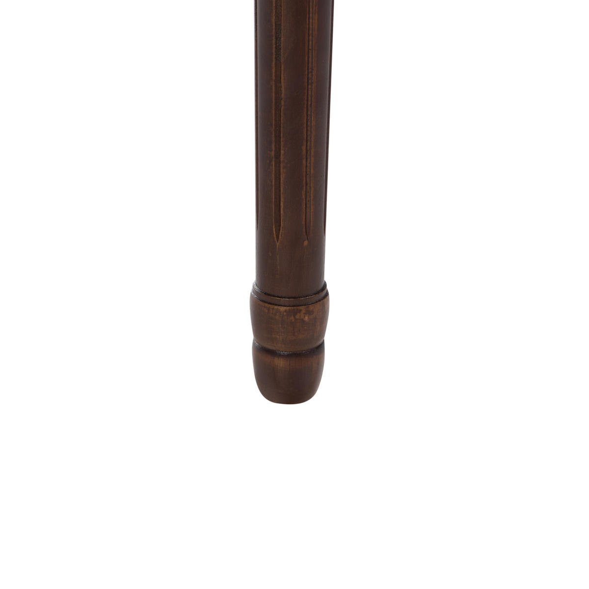 ŽIDLE sada 2 ks Dřevo Tmavě hnědá/Béžová Bonanza - tmavě hnědá, textil (53/97/57cm) - Beliani