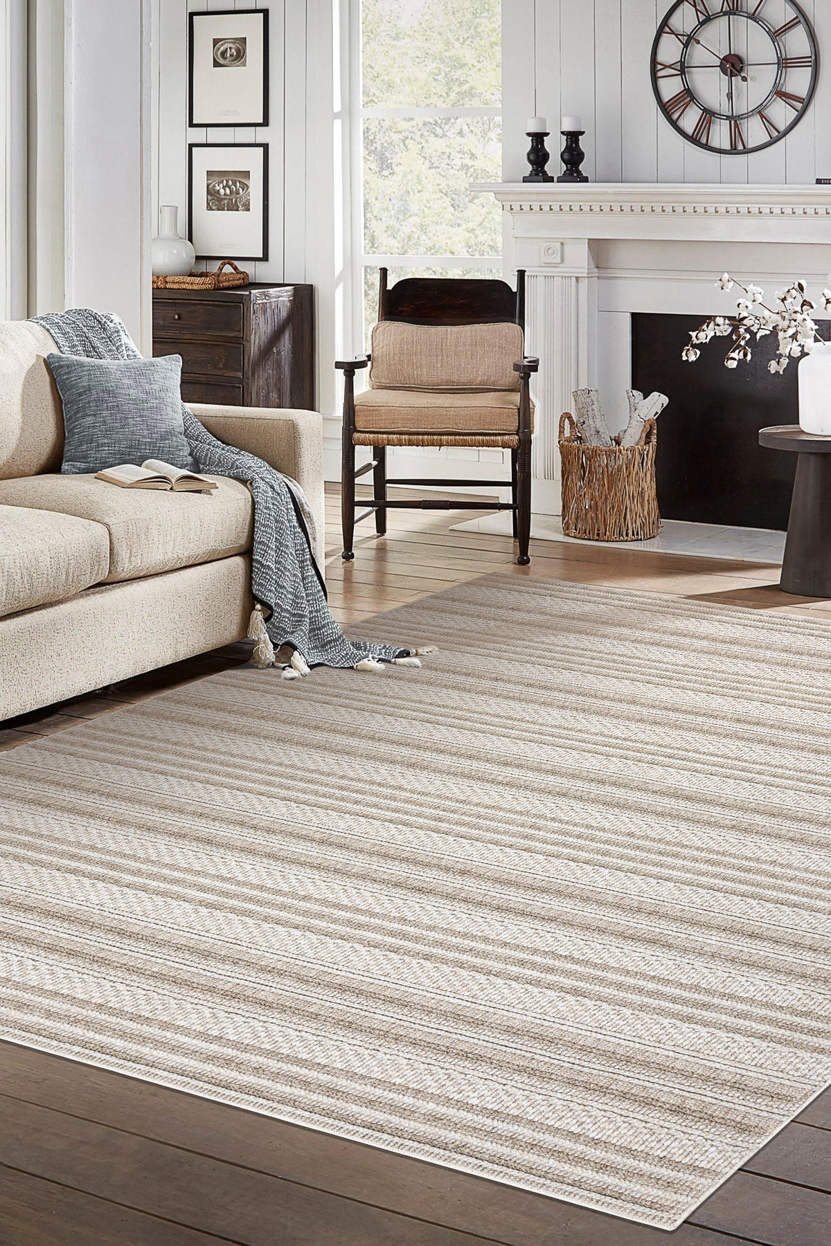 TEPPICH Origi 140/190 cm - Beige, Textil (140/190cm) - rugsX