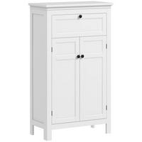MIDISCHRANK DE-17317 mit Schublade & verstellbaren Regalen Weiß - Weiß, Holzwerkstoff (30/102.5/60cm) - ComfortXL