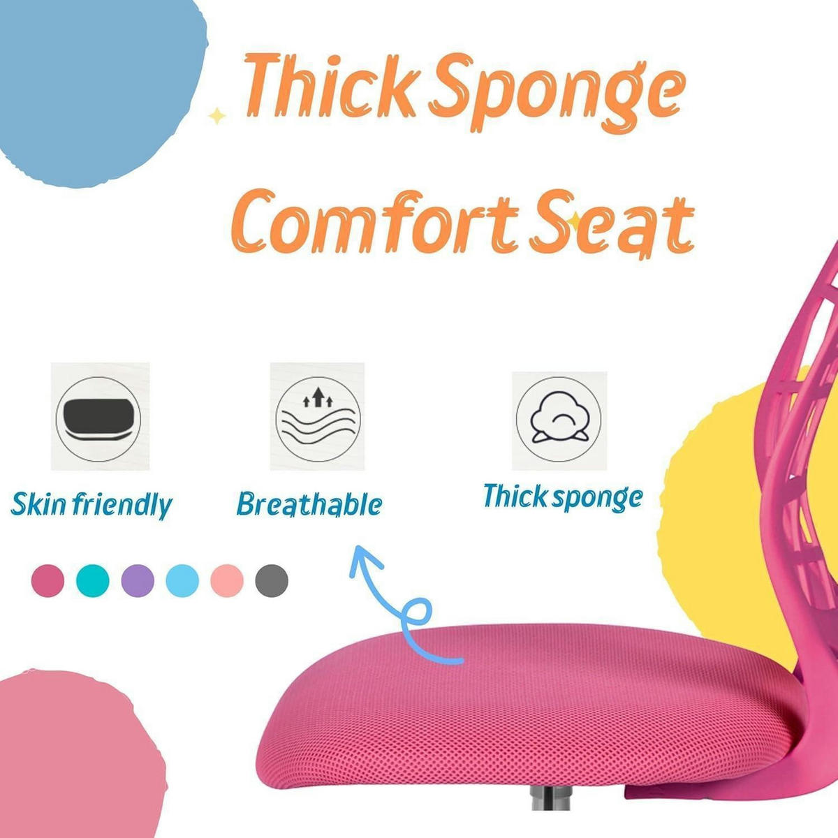BÜROSTUHL Ergonomisch Türkis Grün - Türkis, Textil (38.5/87/40cm)