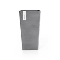 BLUMENTOPF Rotterdam Mid High 31/31/56,5 cm Grau - Grau, Kunststoff (31/56.5cm) - Ecopots