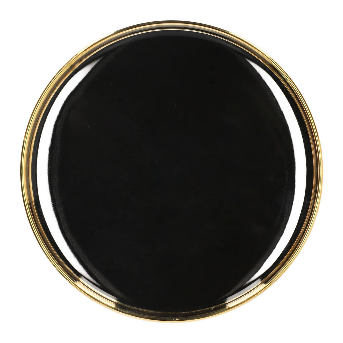 DESSERTTELLER Sinnes schwarz 15 cm 6er-Set - Schwarz, Keramik (15cm) - Homla