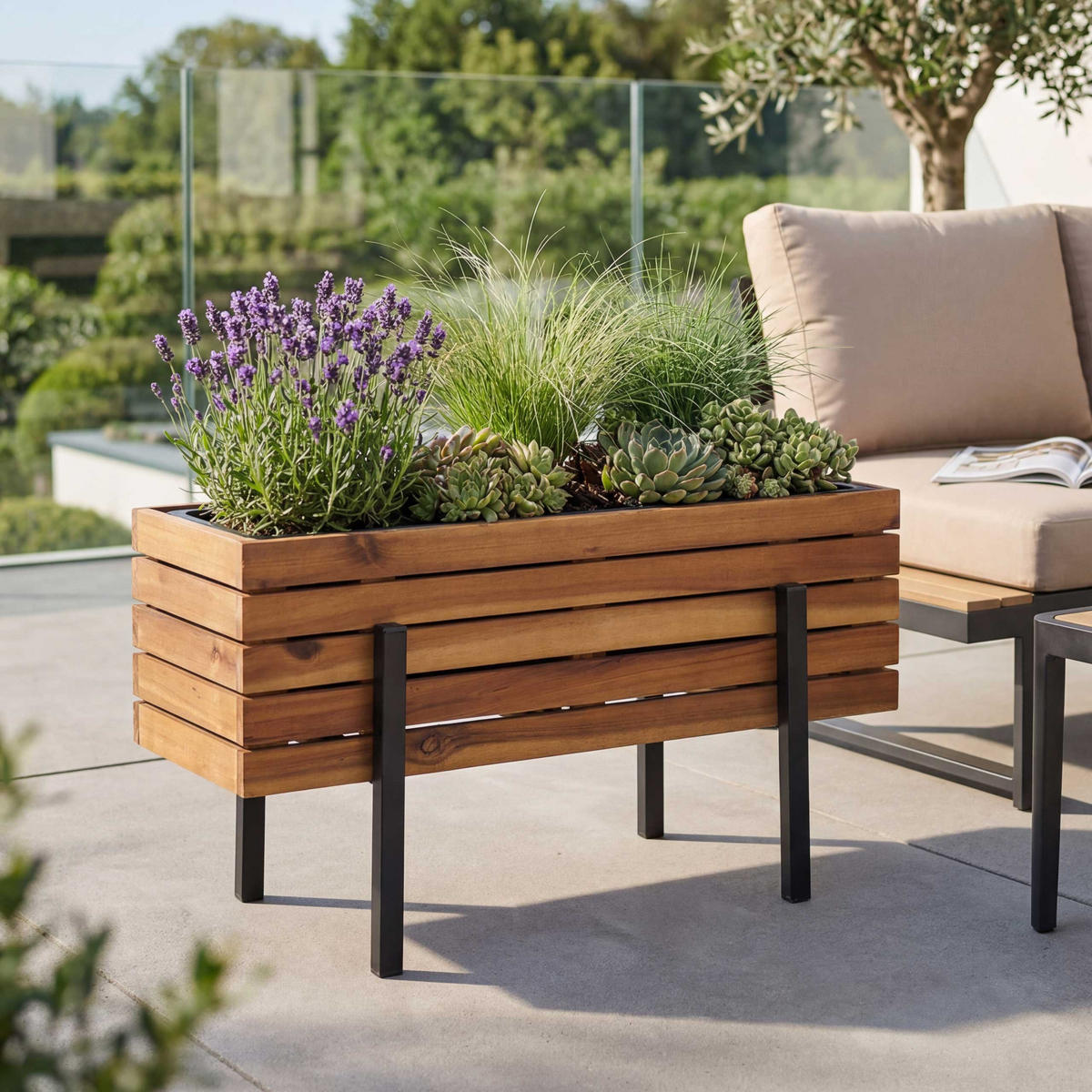 PFLANZKASTEN Braun - Braun, Holz (62/35/26cm) - MCW