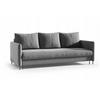 SCHLAFSOFA Belis in Grau - Grau, Holzwerkstoff/Textil (216/95/100cm) - Bettso