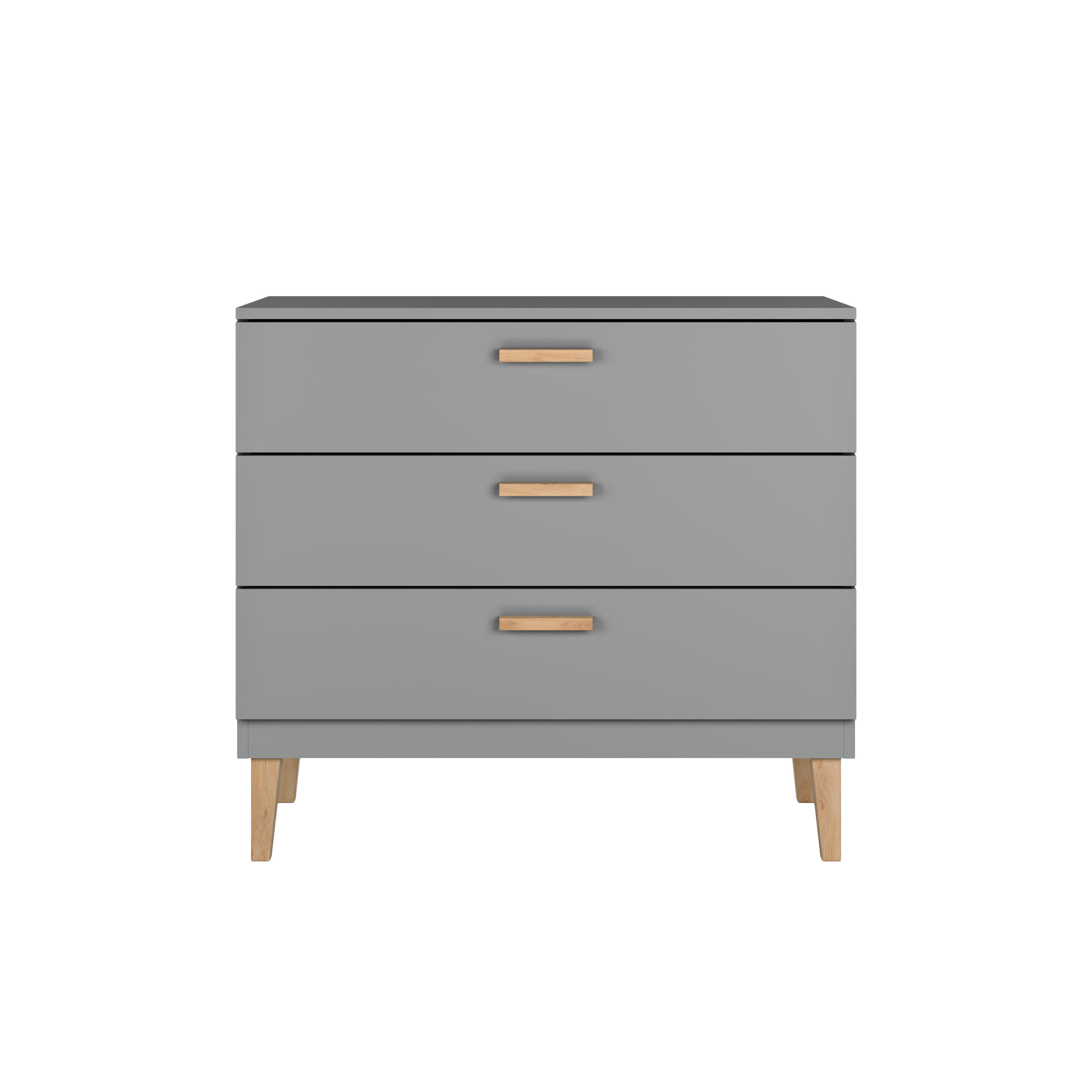 KOMMODE KUBI Grau 100/90/47 - Grau, Holzwerkstoff (100/90/47cm) - RAUMHIRSCH FURNITURE