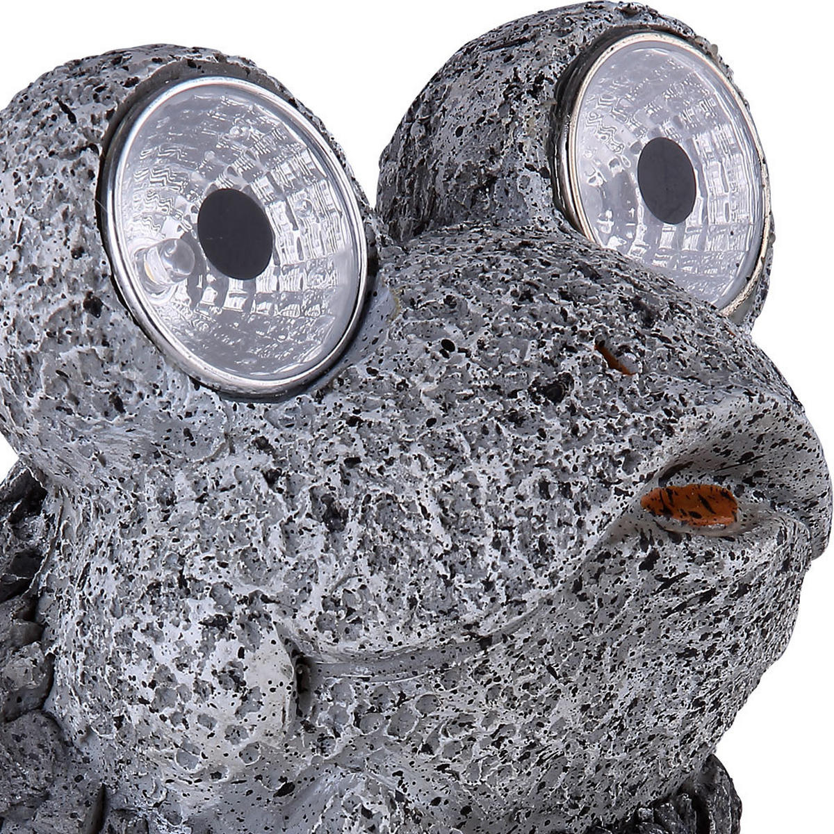 LED AUSSENLEUCHTE Solar Frosch Grau 2er Set - Grau, Kunststoff (17/14/21cm) - Globo Lighting
