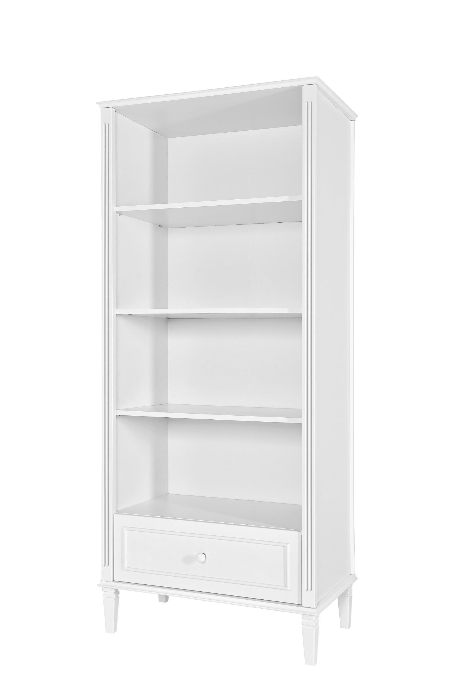 KINDERREGAL Bianka - Weiß, Holzwerkstoff (80/183/48cm) - RAUMHIRSCH FURNITURE